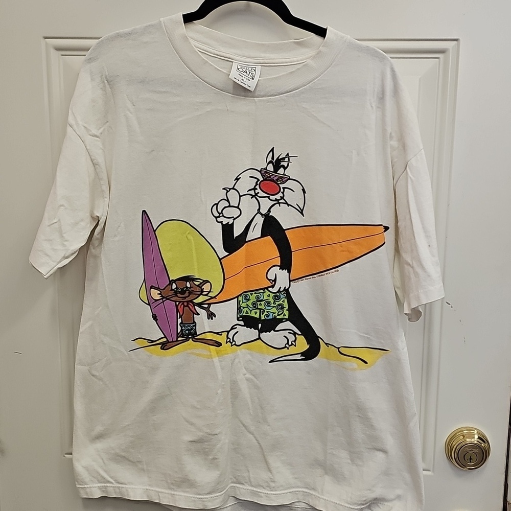 Cartoon, Looney, Graphic, 90s, Vintage, Men's, Unisex, Casual, Streetwear, Y2k - Picture 2 of 6